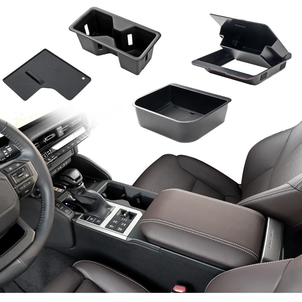 4PCS Center Console Organizer Tray for 2024 2025 Toyota Land Cruiser